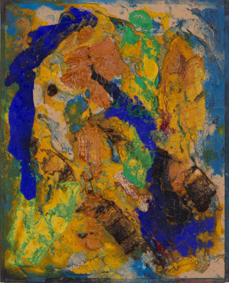 Gottfried Mairwöger, Sekundenbild, Öl auf Holz, 50 x 40 cm - verfügbar