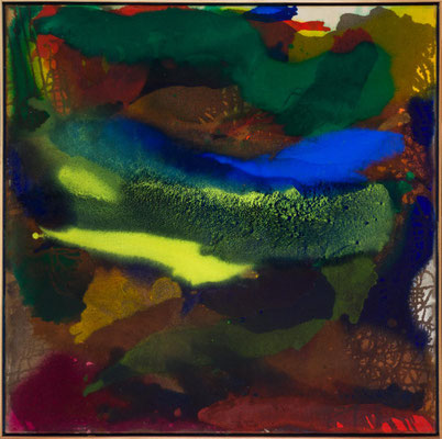 Gottfried Mairwöger, Ohne Titel, Öl auf Leinen, 100 x 100 cm - Privatsammlung