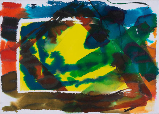 Gottfried Mairwöger, Ohne Titel, 1984, Aquarell auf Papier, 70 x 50 cm - verfügbar