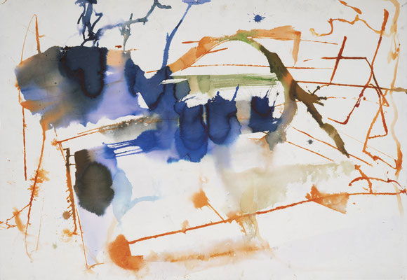 Gottfried Mairwöger, Ohne Titel, Aquarell auf Papier, 70 x 100 cm - verfügbar
