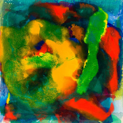 Gottfried Mairwöger, Ohne Titel, Öl auf Leinen, 100 x 100 cm - Privatsammlung