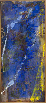 Gottfried Mairwöger, Malo, 1987, Öl auf Leinen, 156 x 81 cm - verfügbar