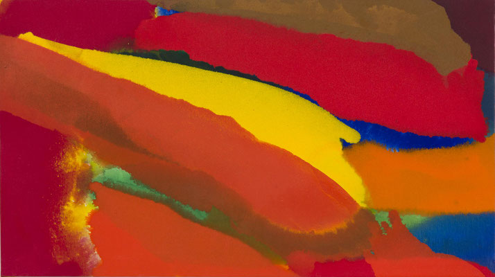 Gottfried Mairwöger, Ohne Titel, Öl auf Leinen, 67 x 120,5 cm - österreichische Privatsammlung