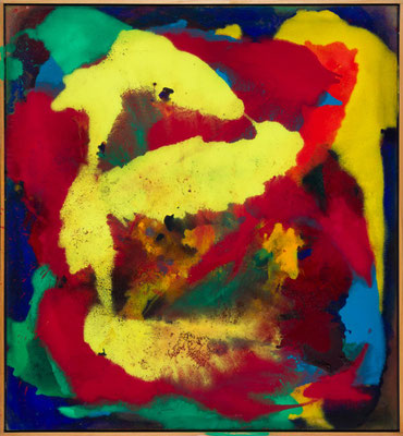 Gottfried Mairwöger, Paulina, Öl auf Leinen, 100 x 108 cm - verfügbar