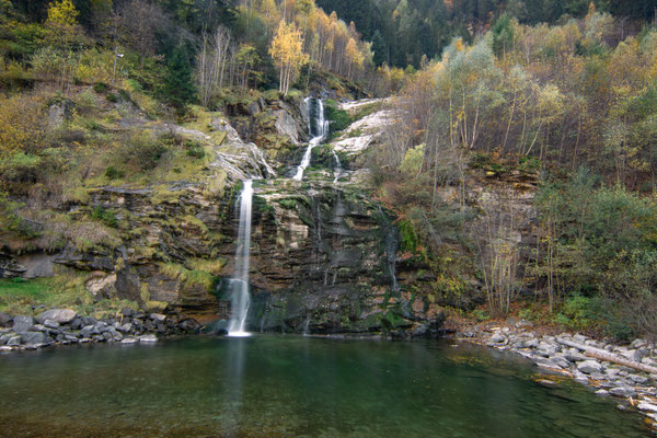cascata della piumogna, faido