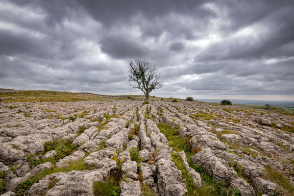 limestone pavement oberhalb von malham