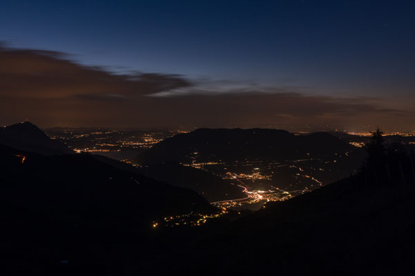 aussicht auf schwyz und zugersee