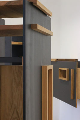 Diener, Garderobe, Sideboard...   aus Ulme & HPL