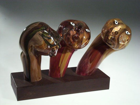 Jean-Pierre Seurat, Studioglas, Glaskunst, Skulptur, verre soufflé, belleville, figur