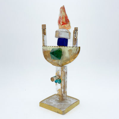 Jean-Paul van Lith, Glaskunst, Keramik, Studioglas, Gold, Collage, Figur, Biot, Provence