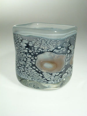 Hartmut Bechmann, Studioglas, Glaskunst, Thüringer Wald, Hotglass, Vase, Topfobjekte