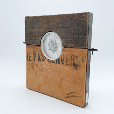 Isabelle Dethoor, Holz, Glas, Metall, Skulptur, Kunst, Glaskunst, Studioglas, castglass, Unikat