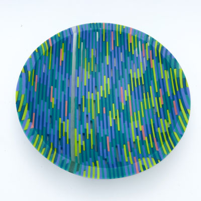 Helga Götz, rollup. fusing, Studioglas, Glaskunst,m Schale, Teller, Vase, Unikat