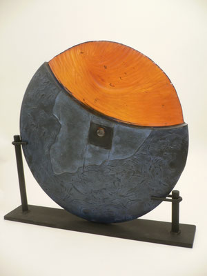 Günther Joachimsthaler/Hruschka, Männerhaut, Gklaskunst, Studioglas, Glasskulptur