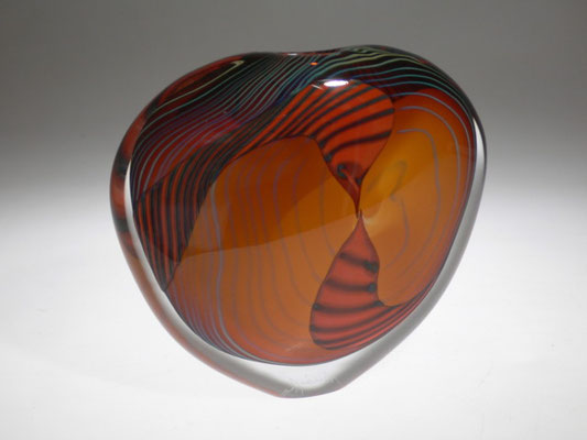 Peter Layton, London Glassblowing, Studioglas, blownaway, Vase, Flakon, hotglass, Glaskunst, handmade