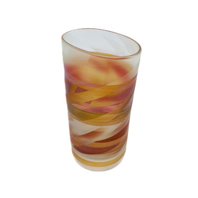 Isgard Moje-Wohlgemuth, Studioglas, Glaskunst, Glasschmuck, Gefäß, Vase, Oxyde, Gold