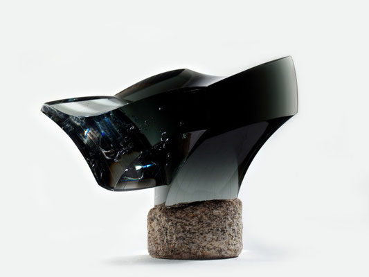 Xavier Gomez, Skulptur, Bildhauer, abstrakt, Studioglas, Glaskunst, glassart, sculptural