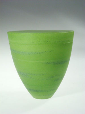 Hartmann Greb, Glasdose, Pâte-de-verre, killncast, fromgeschmolzen. Skulptur, Studioglas, Kopf, Figur, Mensch