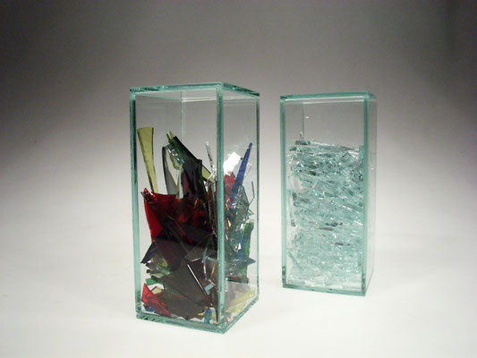 Maria Schätzmüller-Lukas, Glaskunst, Studioglas, Objekte, Blei, Installationen, Bergisches Land, Lindlar