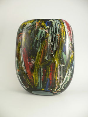 Ada Loumani, Ahmed Loumani, Valbonne, verre soufflé, studioglas, vase, malerei, flakon, Glaskunst, blownaway