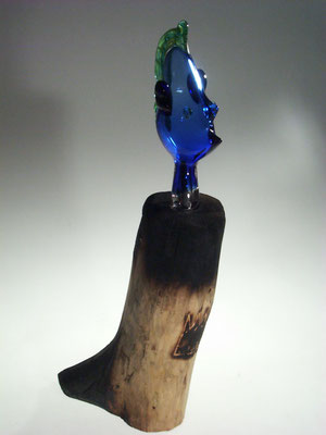 Katja Schetting, Studioglas, Gklaskunst, Figurinen, Mobile, kintik, Antikglas, Rheinbach, Bonn, Schwemmholz, Rhein