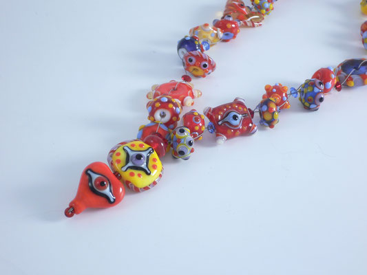 Flammenwerk, Glasschmuck, Beads, Glasperlen, flamework, Schmuck