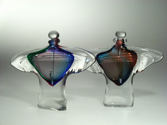 Chris Comins, Flakon, perfumebottle, studioglass