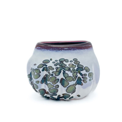 Erwin Eisch, Eisch Poesie, Glasvase, Studioglas, Glasdruck, Kunsthandwerk, Vase, Skulptur, Frauenau