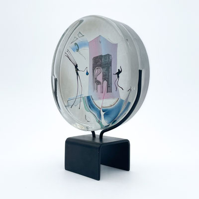 Pavel Molnar, Studioglas, Lampenglas, Sandguss, Vase, Kelch, Oxyde, Hamburg, Glaskunst, Kunsthandwerk