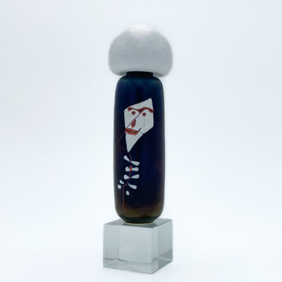 Finn Lynggaard, Studioglas, Glaskunst, abstrakt, Figut, Ebeltoft, Glasmuseum, Glaskunst