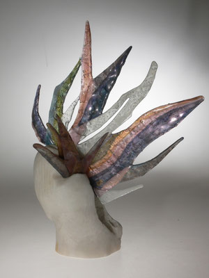 Tina Grunert, Fusing, Slumping, Figur, Studioglas, Glaskunst, Plastik, Bonn