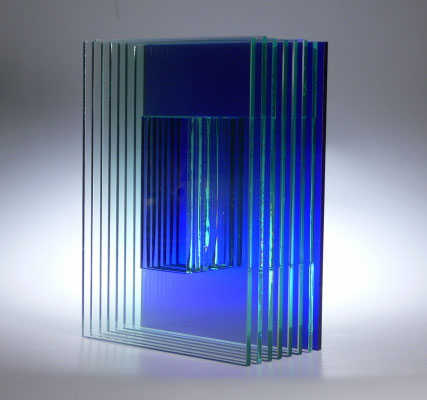 Anatolij Grischko, Glaskunst, Malerei, Skulptur, Floatglas, Objekt, Klarglas