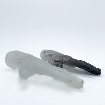 Deborah Hopkins, pâte-de-verre, kilncast, sculpture, Studioglas, blownaway