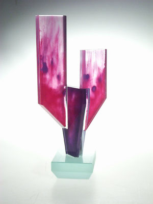 Willi Pistor, Glasschliff, Hadamar, Studioglas, Glaskunst, Oxyde, Plastik, Unikat