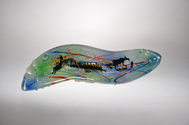 Susanne & Ulrich Precht, Studioglas, geblasenes Glas, Sandguss, Lauscha, Thüringer Wald, Burg Giebichenstein, Kunsthandwerk, Glaskunst