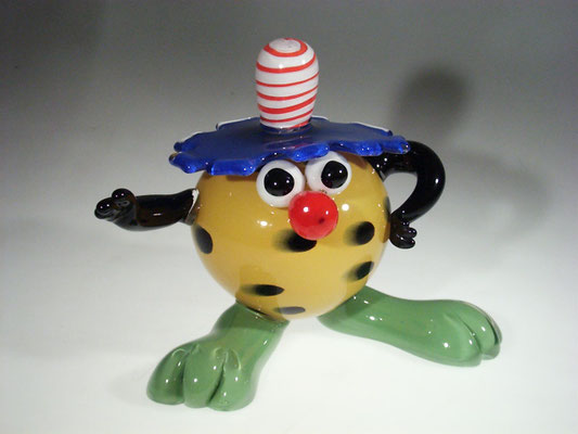 Elisabeth Decobert, glaskunst, Comic, Cartoon, geblasenes Glas, Studioglas, Glassart