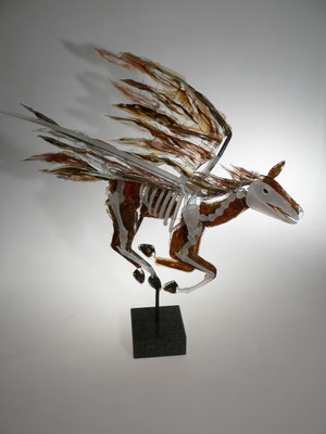 Hermann Ritterswürden, Studioglas, Glasbilder Lampenglas, Drahtobjekte, Installationen, Zwiesel, Bayerischer Wald, flamework