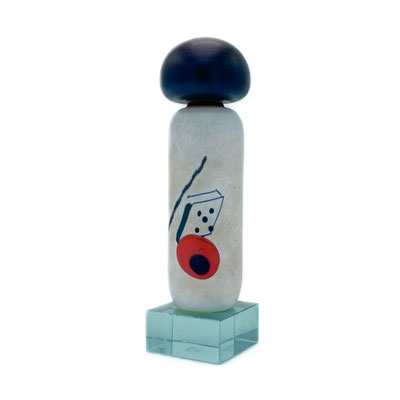 Finn Lynggaard, Studioglas, Glaskunst, abstrakt, Figut, Ebeltoft, Glasmuseum, Glaskunst