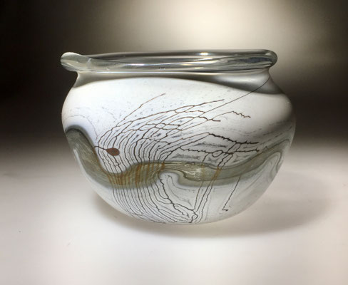 Erwin Eisch, Eisch Poesie, Studioglas, Glasdruck, Kunsthandwerk, Vase, Skulptur, Frauenau