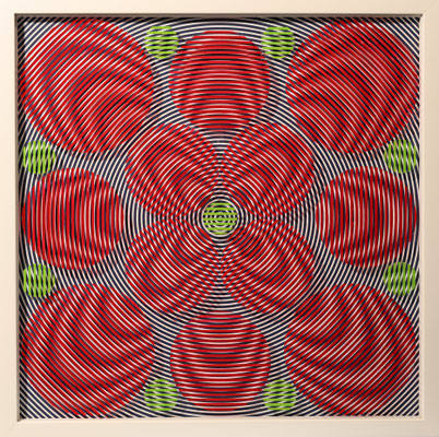 Olga Pusztay, Glaskunst, Hinterglasmalerei, C-Print, Glasbilder, Studioglas