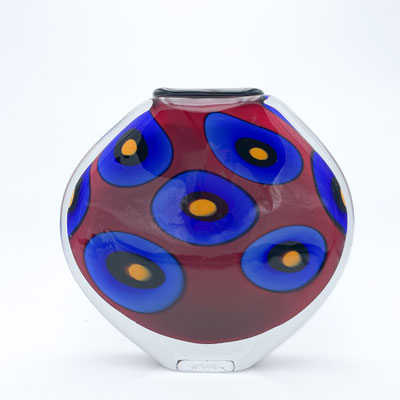 Allain Guillot, Flakon, Vase, verre-soufflé, Studioglas, Glaskunst, handgemacht, blownaway, Issigeac