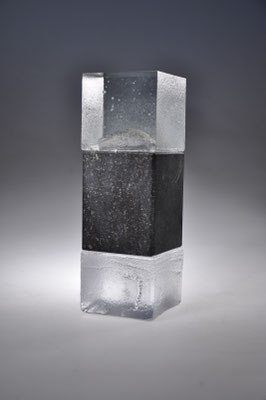 Trijnie Mohlmann, Studioglas, Glaskunst, Sandguss, Skulptur, Malerei, Niederlande, castglass