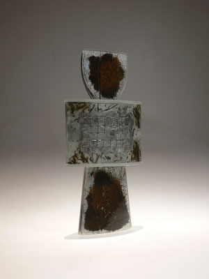 Klaus Hilsbecher, Fusing, Skulptur, Glaskunst, Studioglas