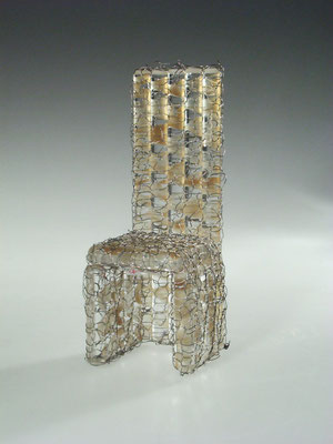 Uta Majmudar, Glasschmuck, Studioglas, Glaskunst, GKV, Haan, Glasdose, Schale, Teller, Glasstäbe, Fusing