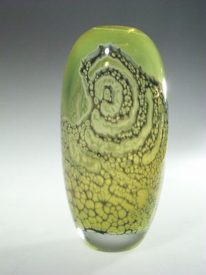 Hartmut Bechmann, Studioglas, Glaskunst, Thüringer Wald, Hotglass, Vase, Topfobjekte