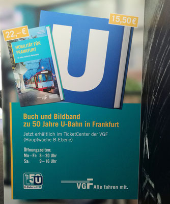 50 Jahre U-Bahn Frankfurt © dokuphoto.de / Klaus Leitzbach