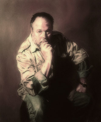 Langley- Central Intelligence Agency-portrait commission-34x43.5 paint-canvas