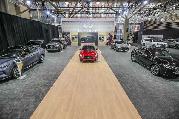 Espace INFINITY du salon de l'auto de Toronto