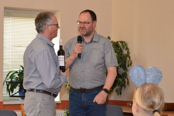 Gratulation an Torsten Kahler zum Geburtstag (Frühlingssingen 2017)