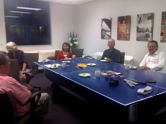 ( l-r ) Will, Lyn, Lin, Dave, Mark & Tony ( camera )